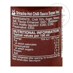 Flying Goose Sriracha Super Hot Chilli Sauce New
