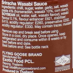 Flying Goose Sriracha Wasabi, 200ml Outlet