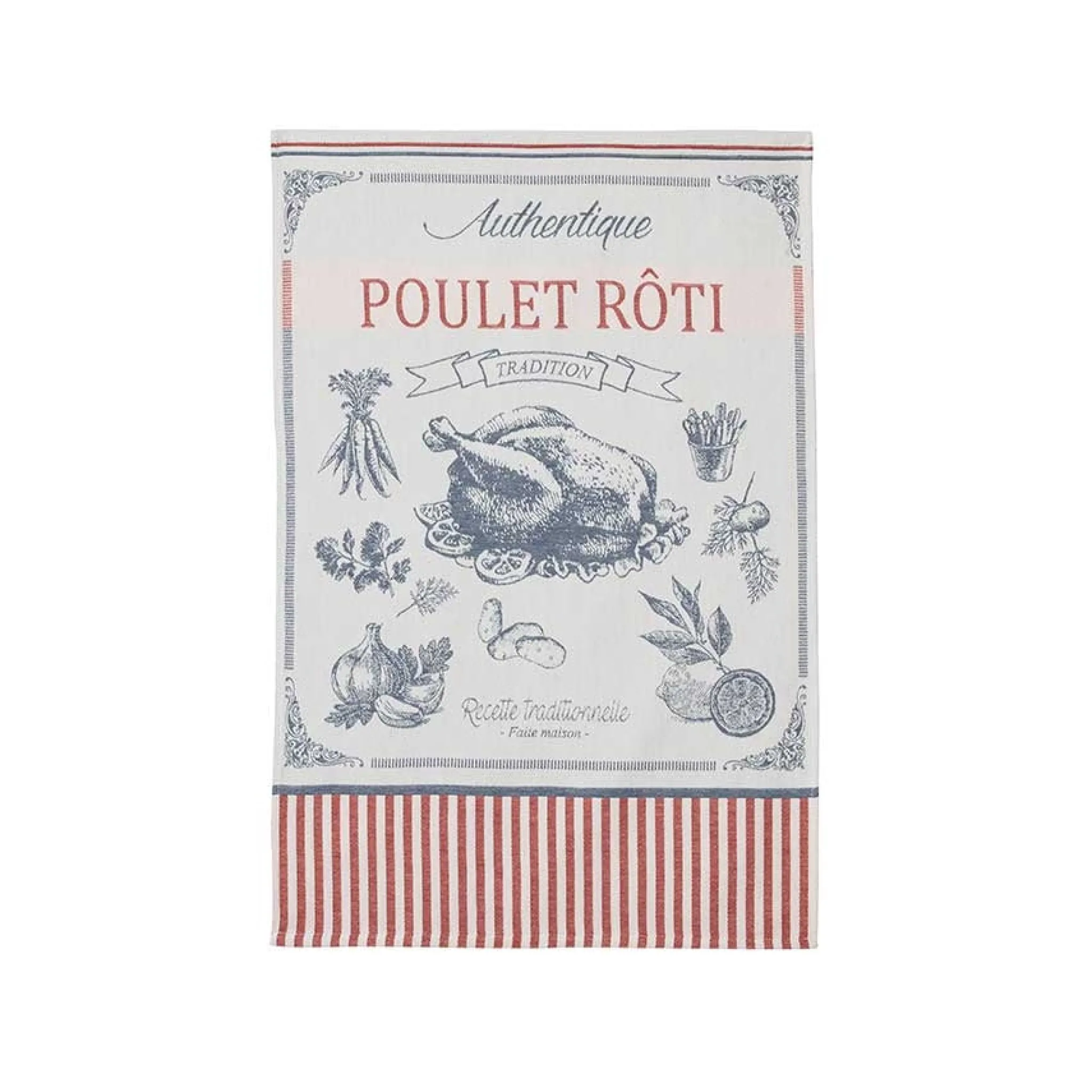Coucke French Tea Towel - Poulet Roti Clearance