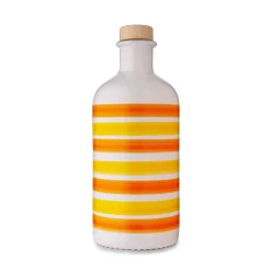 Galantino Puglian Extra Virgin Olive Oil in Orange Stripe Glass Bottle, 500ml Online