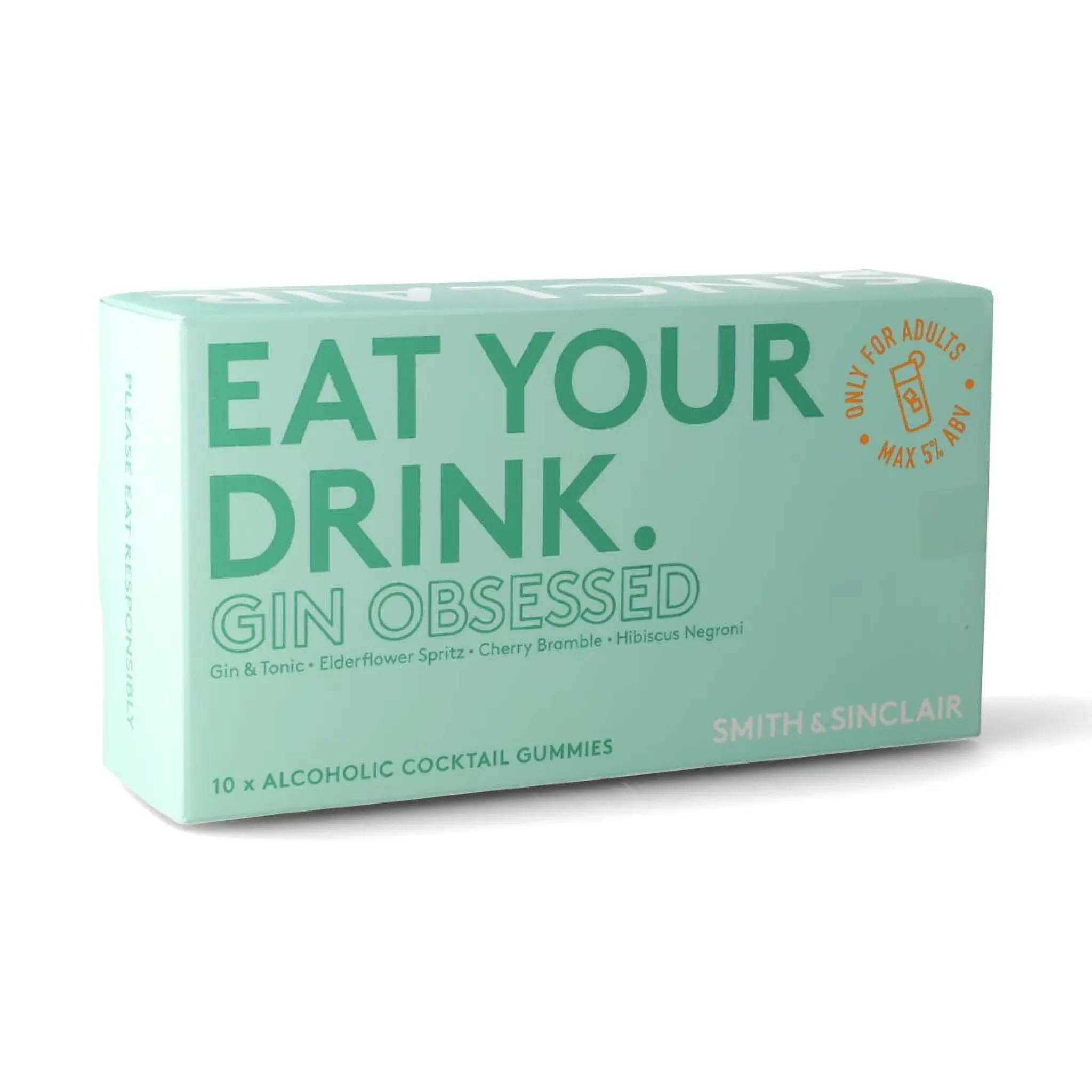 Smith & Sinclair Gin Obsessed 5V Alcoholic Cocktail Jelly Sweets, 140g Online