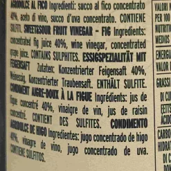 Giuseppe Giusti Giusti Sweet and Sour Figs Condiment, 250ml Sale