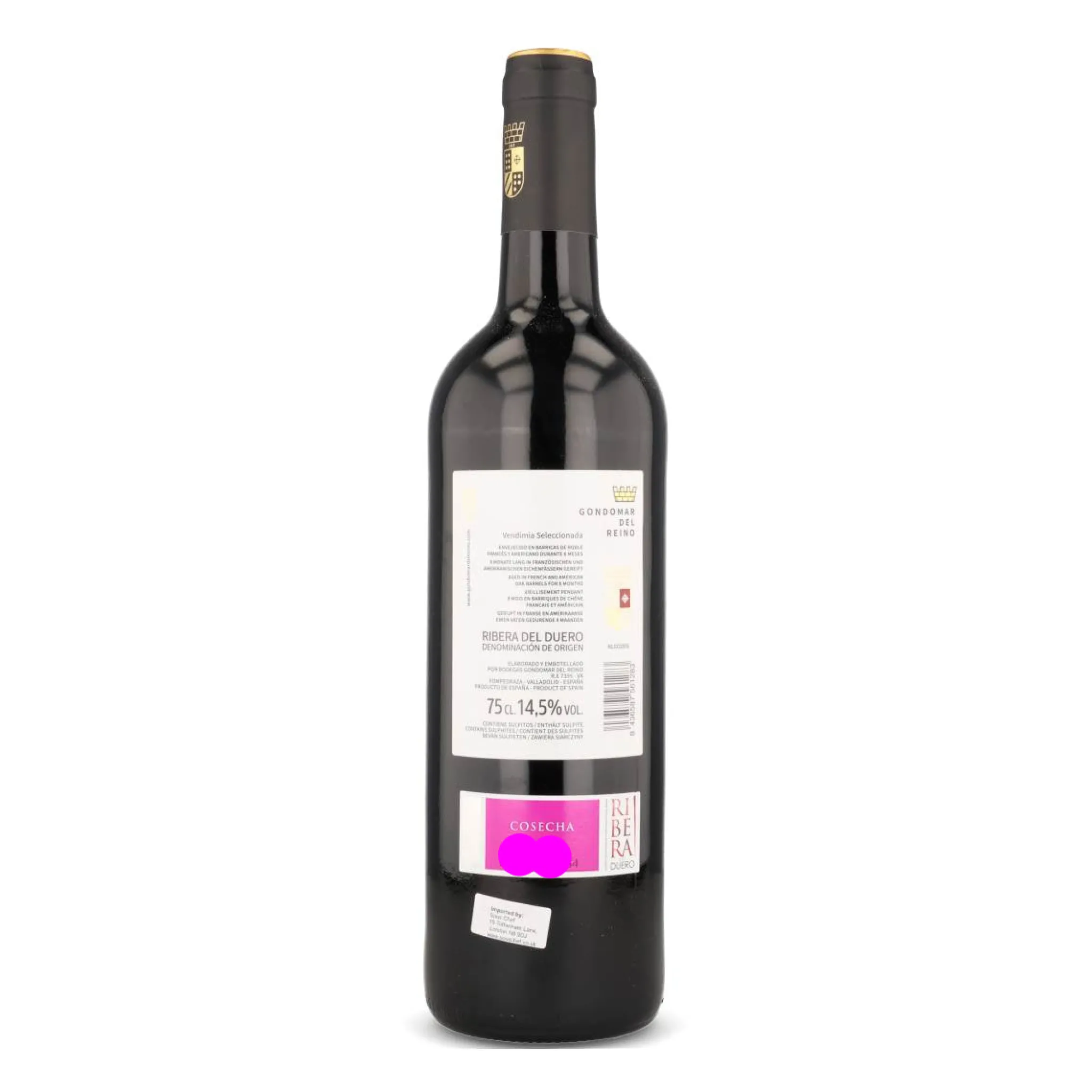 Gondomar del Reino Ribera Del Duero Vendimia Seleccionada 2022, 750ml Clearance