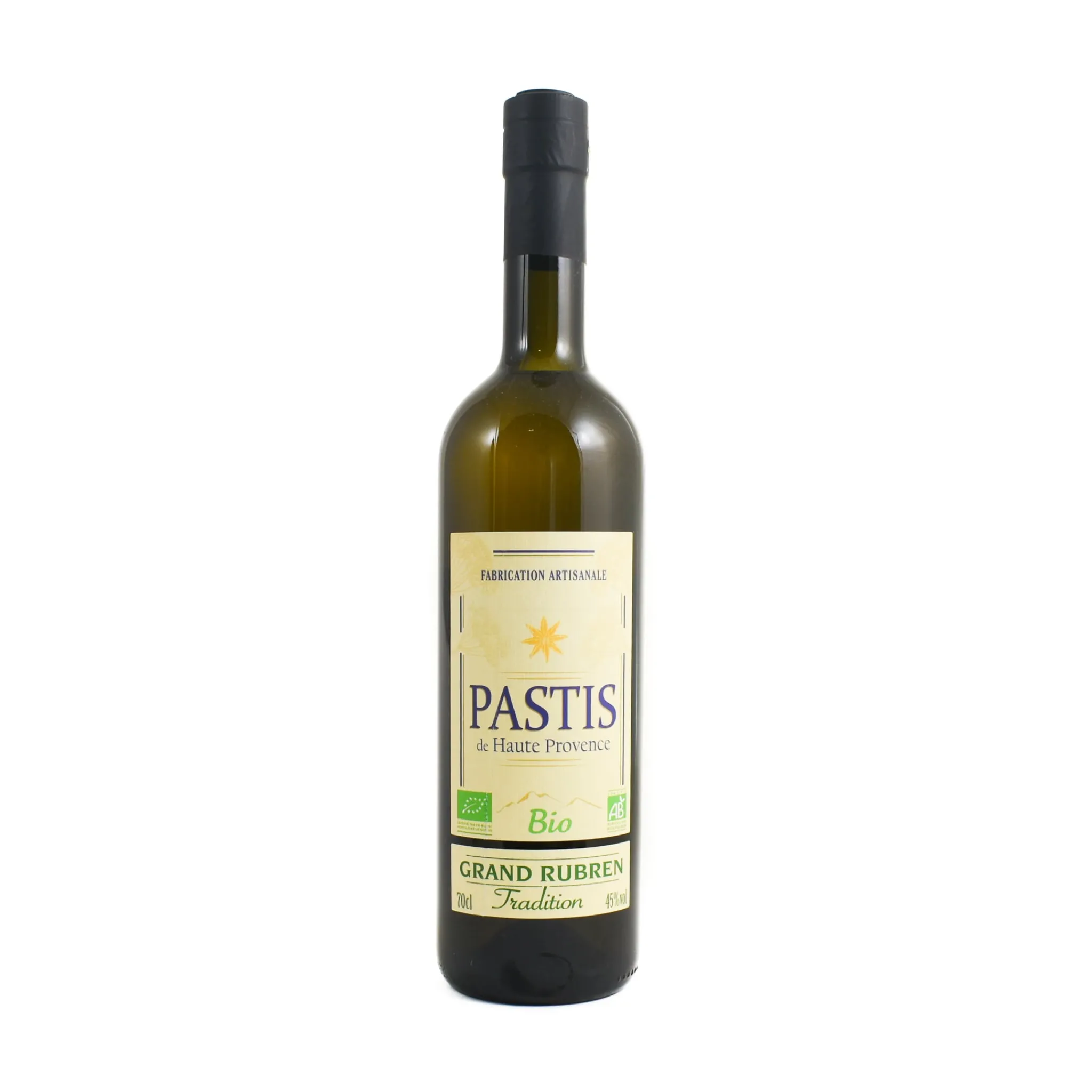 Grand Rubren Grand Rubern Organic Pastis 45V, 700ml Hot