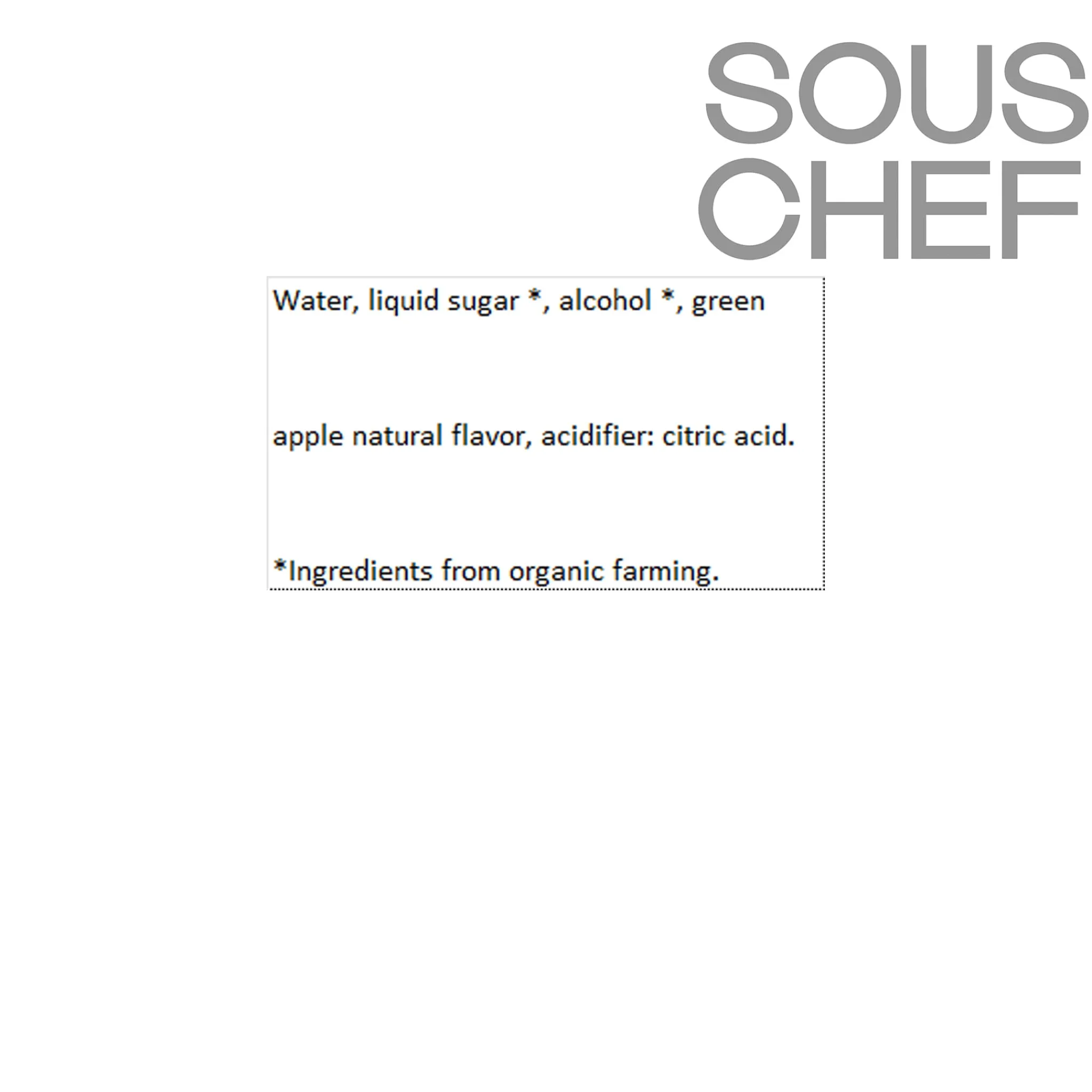 Grand Rubren Organic Manzana Green Apple Liqueur 15V, 700ml New