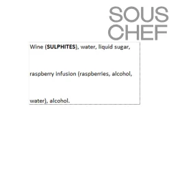 Grand Rubren Raspberry Aperitif 15V, 500ml Hot