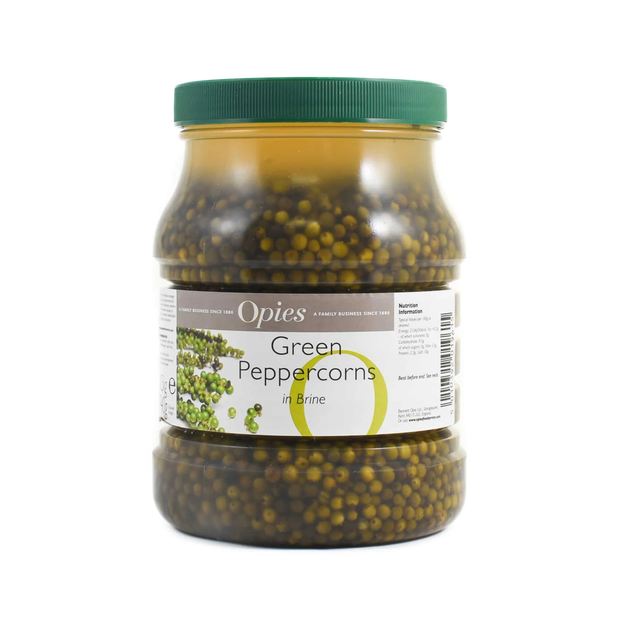 Opies Green Peppercorns in Brine Hot