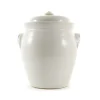 Sauerkraut Pots Handmade Stoneware Fermenting Crock in White 4.5 litre Hot