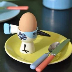 Hannah Turner Blue Bird Egg Cup, 6cm
