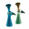 Hannah Turner Set of 2 Peacock Salt & Pepper Shakers, 11.5cm Best