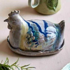 Bloomingville Heni Rooster Butter Dish Outlet