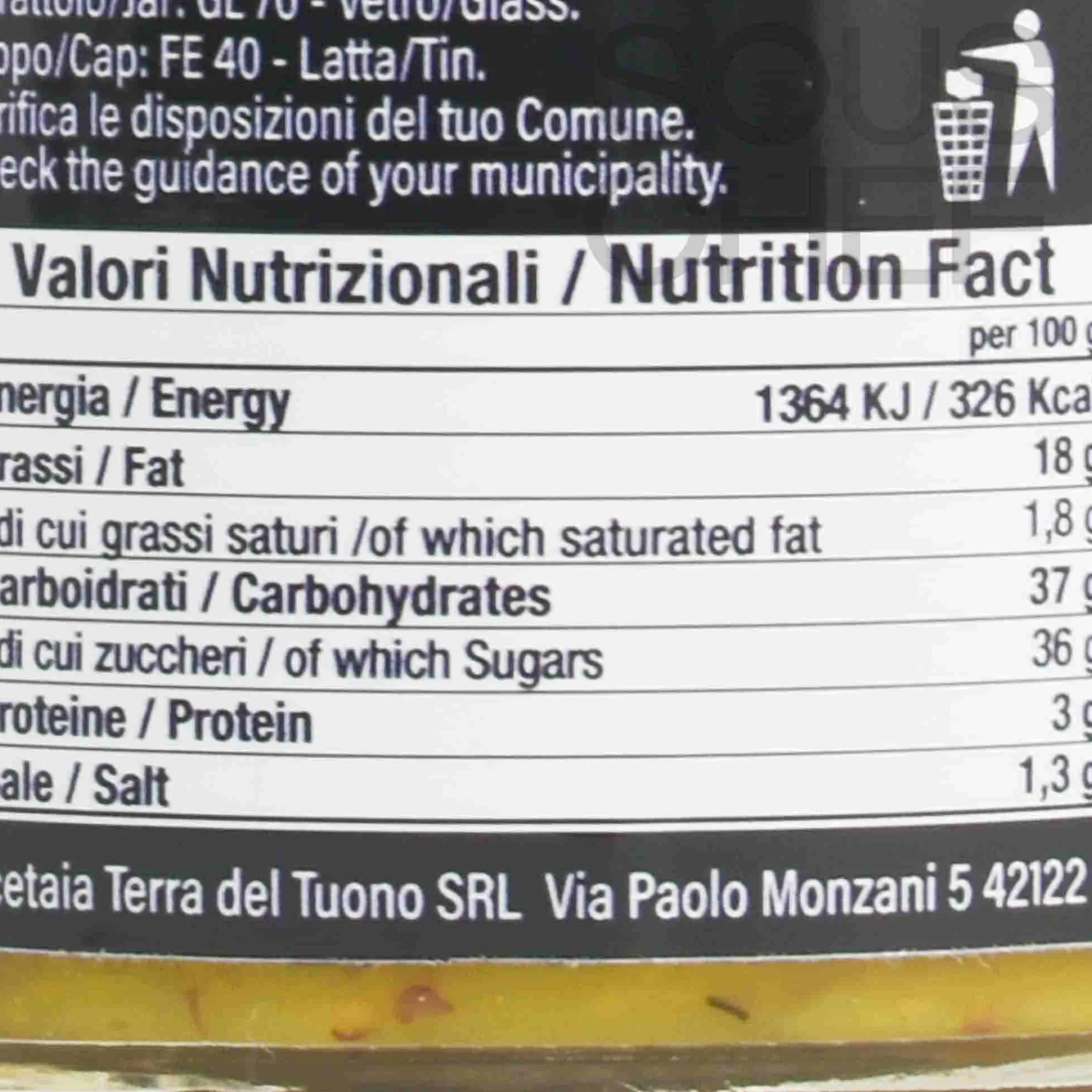 Terra Del Tuono Honey Mustard and Dill Gourmet Spread, 150g Discount