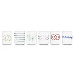 Ichendorf Milano Set of 6 Assorted Water Tumblers, Assorted Colours Online