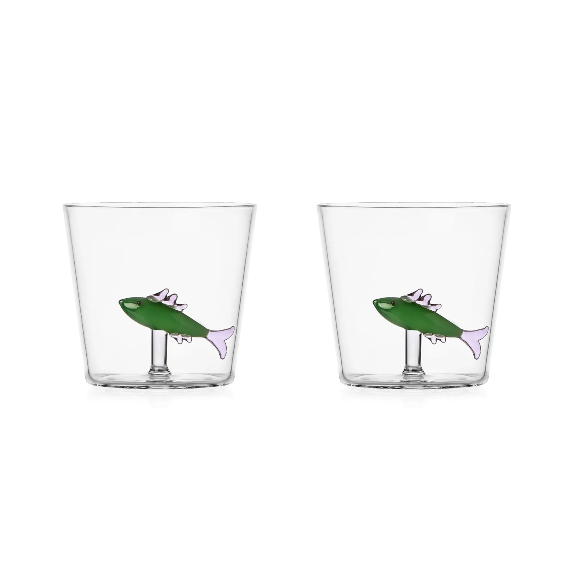 Ichendorf Milano Ichendorf Set of 2 Green Sardine Tumblers, 300ml New