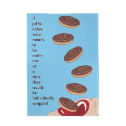 Emmmakes Jaffa Cakes Tea Towel Hot