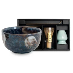 Kiji Stoneware & Ceramics Karasuba-Iro Matcha Gift Set Outlet