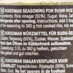 KIKKOMAN Sushi Seasoning, 125ml Hot
