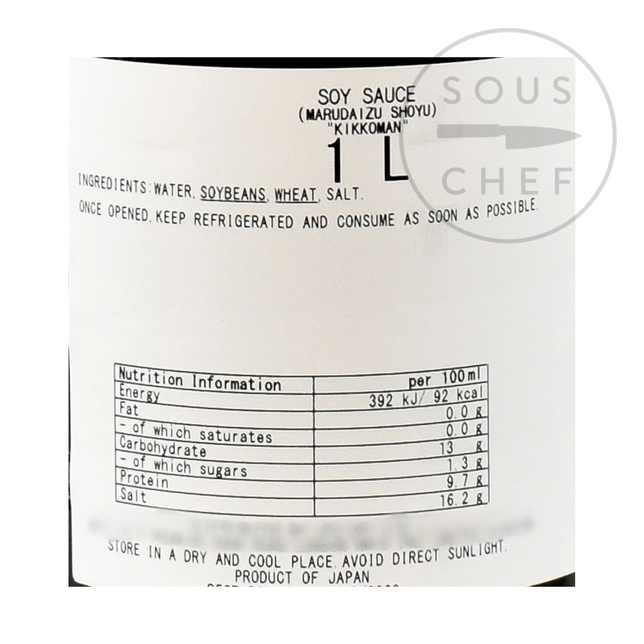 Kikkoman Traditionally Brewed Marudaizu Shoyu Soy Sauce 1l New