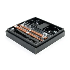 Kiji Stoneware & Ceramics Kuro Hana Sushi Serving Set Best