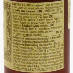 La Favorita Tomato Sauce With Capers, 180g Hot