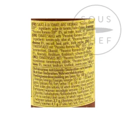 La Favorita Tomato Sauce With Pecorino Romano DOP, 180g Sale