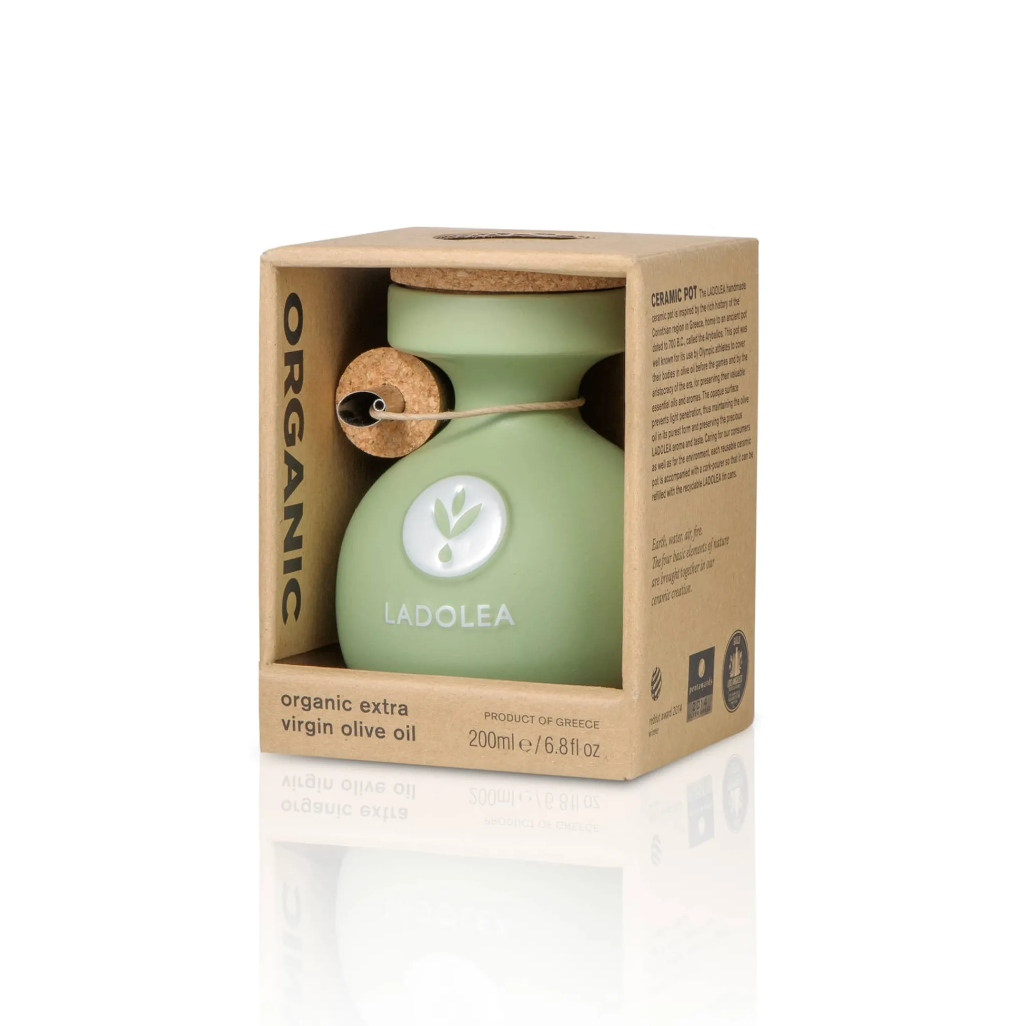 Ladolea Organic Greek Koroneiki Medium Extra Virgin Olive Oil, 200ml Discount