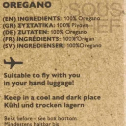 Ladolea Set of 2 Greek Fleur De Sel Sea Salt & Oregano, 30g & 5g Hot