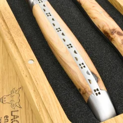 Laguiole en Aubrac Carving Set, Juniper