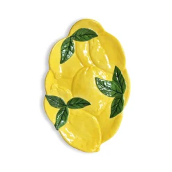 &Klevering Lemon Ceramic Side Plate, 28.5cm Sale