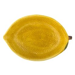 Bloomingville Lemon Shallow Bowl, 26cm Clearance