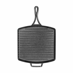 Lodge Blacklock Cast Iron Grill Pan Square, 30.5cm Best