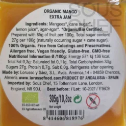 LoRUSSo Organic Artisanal Mango Jam, 305g Best