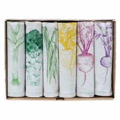 Lottie Day Garden Veg Mixed Design Napkins Box of 6 Online