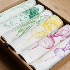 Lottie Day Garden Veg Mixed Design Napkins Box of 6 Online