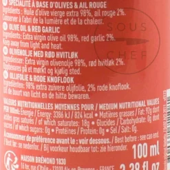 Maison Bremond Extra Virgin Olive Oil with Red Garlic, 100ml Clearance