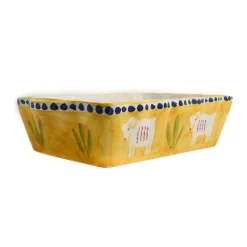 Materia Gallina Yellow Goat Rectangular Roasting Dish Best