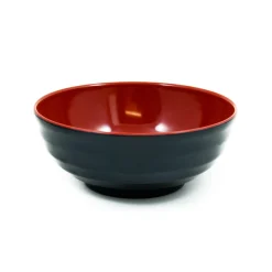 R&B Melamine Red & Black Ramen Bowl, 19.5cm Outlet
