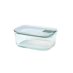 Mepal Easyclip Glass Food Storage Container, Nordic Sage New