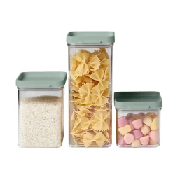 Mepal Omnia 3 Piece Set Food Storage Box, Nordic Sage Sale