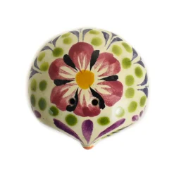 Gorky Pottery Mexican Hand Painted Purple Owl Salt & Pepper Shaker Set Clearance