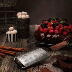 Microplane Master Series Walnut Handle Fine Grater Outlet