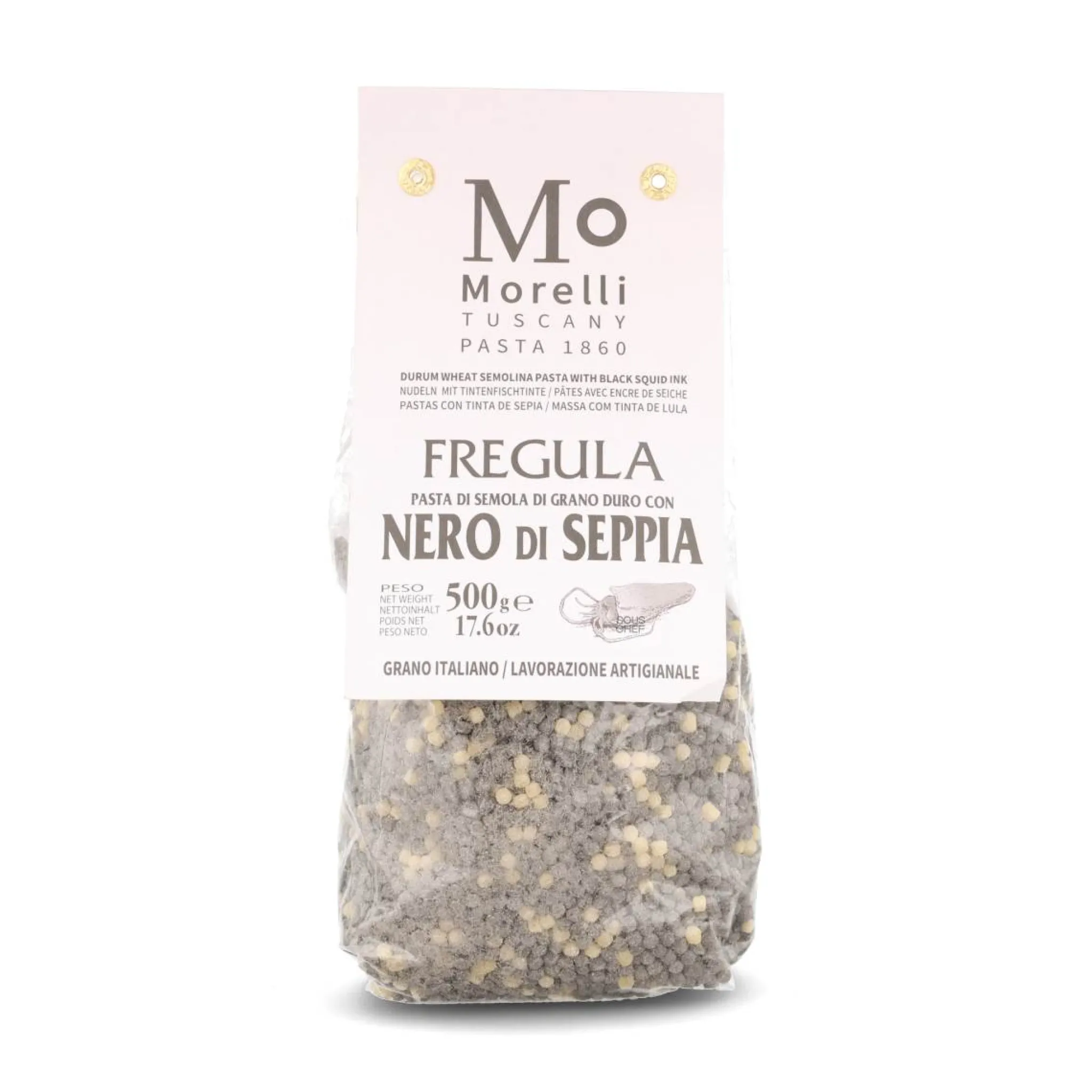 Morelli Black and White Fregola, 500g Online