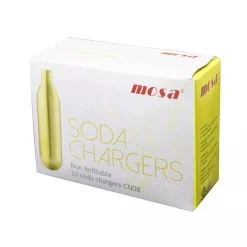 Mosa Box of 10 Carbon Dioxide Soda Chargers Clearance