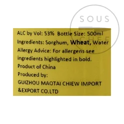 MouTai Chun 1998 Baijiu 53%, 500ml Online