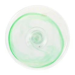 Alessandro Coppola Murano Glass Green Cake Stand, 25cm Sale