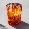 Alessandro Coppola Murano Glass Tumbler, Orange Clearance