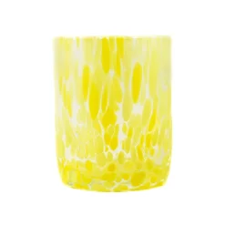 Alessandro Coppola Murano Glass Tumbler, Yellow Clearance