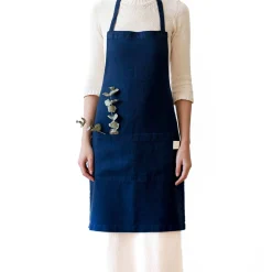 Linen Tales Navy Daily Linen Apron Best