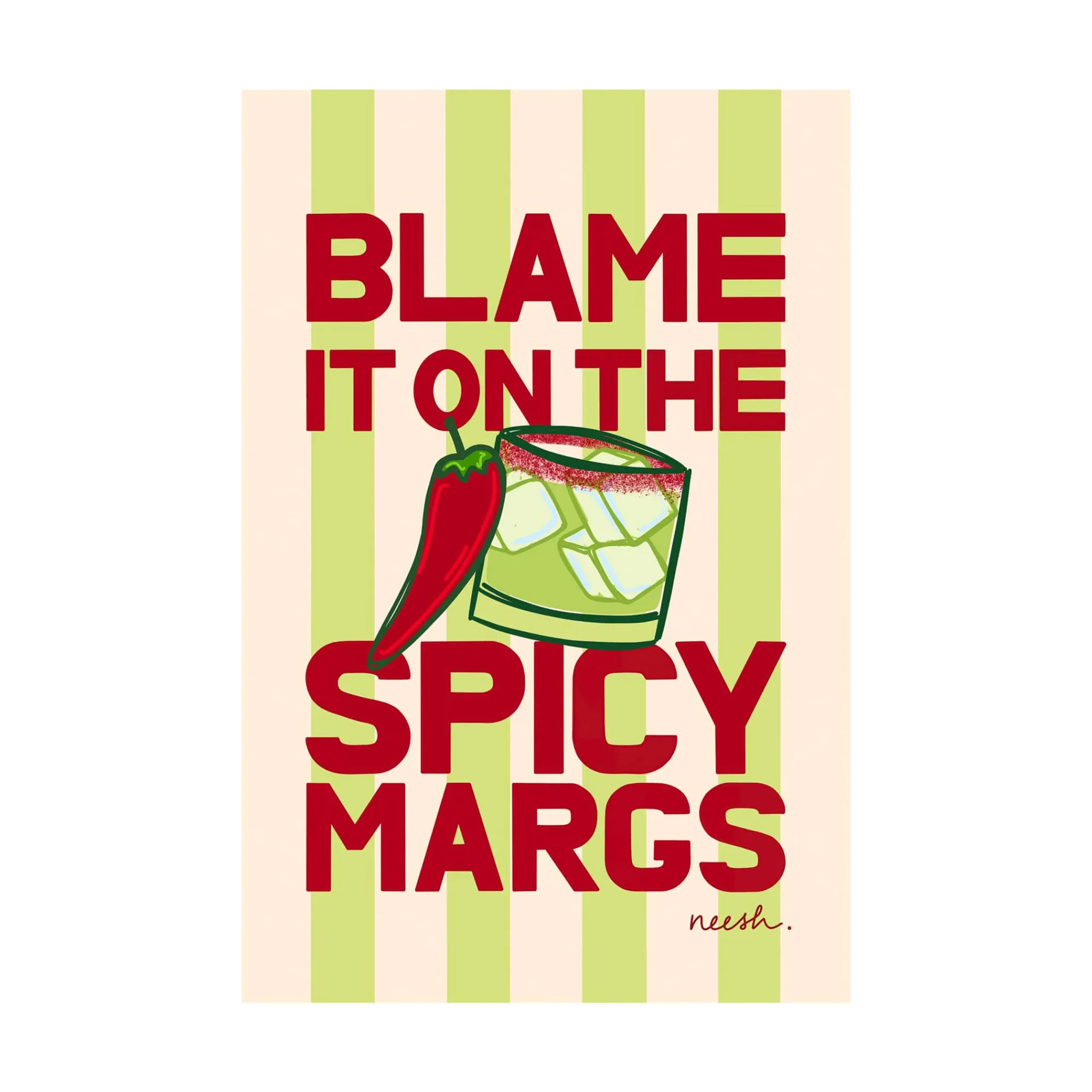 Neesh Home Spicy Margs Tea Towel