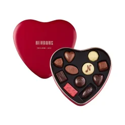 Neuhaus Red Metal Heart Belgian Chocolates, 124g Sale
